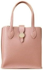 Bolso de mano cuadrado de cuero con motivo circular Samantha Thavasa, tamaño ...