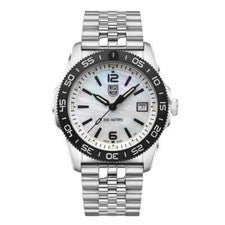 New Luminox Pacific Diver ST Steel White Mother Of Pearl Dial Men Watch XS.3126M