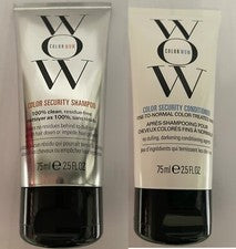 Champú y acondicionador Color Wow Security tamaño de viaje 75 ml