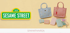 Sesame Street Tote Bag Samantha Vega Japón Elmo Cookie Monster Abby Zoe Rosita