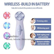 Dispositivo de belleza facial terapia de luz LED Pro R-F fotón máquina de rejuvenecimiento de la piel