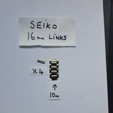 SEIKO Original ENLACES PARA 16MM ANCHO tamaño interior 10mm
