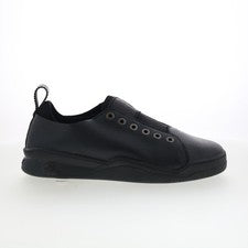 Pajar Yuron2 75490 Hombres Cuero Negro Sin Cordones Estilo de Vida Tenis Zapatos