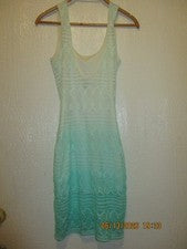 Vestido de verano Windsor para mujer talla pequeña marfil y verde azulado (NUEVO)