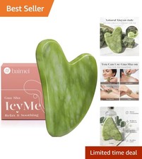Masajeador facial Green Gua Sha - Mejora la línea de la mandíbula y reduce la hinchazón sin esfuerzo