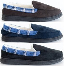 MOCASINES PARA HOMBRES CÁLIDOS IMITACIÓN CUADROS GAMUZA PIEL DE OVEJA FORRADOS INVIERNO ZAPATILLAS ZAPATOS