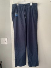 NUEVO Pantalón Architect Nylon Rendimiento Atlético Elástico Tech Azul Marino Hombres Mediano