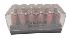 Juego de 12 mini lápiz labial camafeo marrón hidratación lápiz labial variedad DNM belleza
