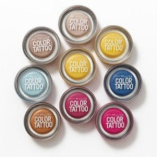 MAYBELLINE Color Tatuaje 24 horas Gel Crema Sombra de Ojos - Elige Tono - NUEVO Y Sellado.