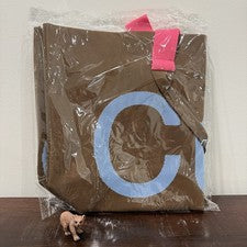 Bolso de Mano Curves Tejido Penny Marrón Rosa Azul Sean Brown NUEVO SE ENVÍA HOY
