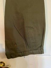 Pantalón Turnbury 34 x 32 Verde Oscuro Nuevo Sin Etiquetas 100% Algodón
