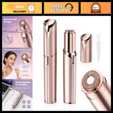 Depiladora facial indolora para mujer - Mini afeitadora eléctrica y depiladora facial