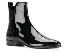 Chelsea Para hombres Cuero Botín Informal Zapatos de Vestir Parte Superior Alta Formal Gran Bretaña OL