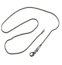 Cadena de serpiente de plata de ley 925 maciza real 1,1 mm mujeres hombres niños 45 cm
