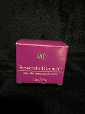 Crema facial antiedad Serious Skin Care Resveratrol Drench 1 oz NUEVO stock antiguo