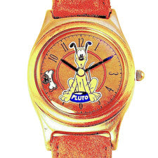 Nuevo Pluto Disney Store sin usar, hueso giratorio en disco de segundos, reloj fósil $125