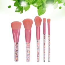 Juego de maquillaje con mango de gránulos de colores de 5 piezas suministros cosméticos para el cuidado de la belleza