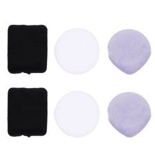 6 piezas Puff Facial Transpirable Maquillaje Puff Reutilizable Maquillaje Belleza Facial