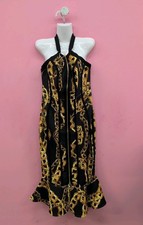 Vestido midi grande negro de moda Nova Carpensive Taste vendaje para mujer combo