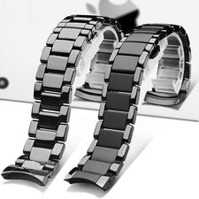 Reloj Hombre Correa Adecuado para Armani Frosted Ceramics Reloj AR1451 1452...