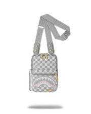 Sprayground TIBURONES TEJIDO EN PARÍS EN CREMA OG HONDA BOLSA MENSAJERO B