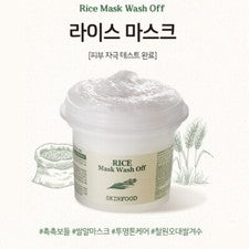 SKIN FOOD Arroz Mascarilla Lavado 120g Exfoliante Facial Cuidado Coreano de l...