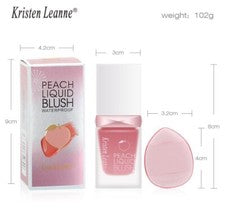 Rubor líquido impermeable Kristen Leanne melocotón 18 ml tono # 01 EN CAJA