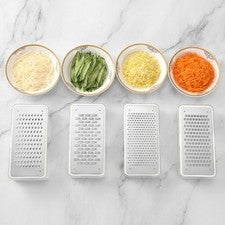 Rallador de cocina de acero inoxidable 304 para queso cáscara de limón verduras frutas