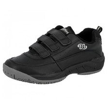 Zapatillas deportivas hombre mujer EB Racket V 121007 negras gancho y bucle