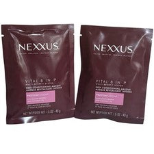 Nexxus Vital 8 en 1 Mascarilla Capilar Acondicionadora 1.5 Fl Oz Lote X2 Nuevo Cuidado Personal