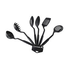 Utensilios de cocina de nailon antiadherentes 6 piezas - perfectos para hornear, freír y cocinar