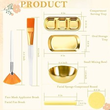 Kit Completo Cuidado Facial 23 Piezas con Esponja de Cepillo y Pestaña Organizada