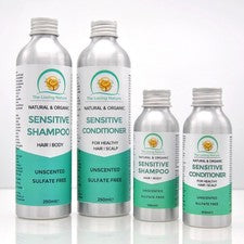 Set de champú y acondicionador para cuero cabelludo sensible | Cuidado del cabello natural y orgánico