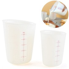 Fino para superficie Silicona vaso medidor cuchara 250ml/500ml Joyería DIY herramienta