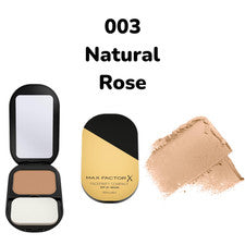 Base compacta Max Factor Facefinity 003 rosa natural vegana SPF20