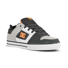 Zapatos de skate DC Pure - gris oscuro/naranja