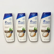 Paquete de 4 champú diario Head & Shoulders coco, 12,5 OZ cada uno - total de 50 FL OZ