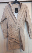 Mini Vestido Moda Nova Para Mujer Amigo O Cuero Sintético Talla S