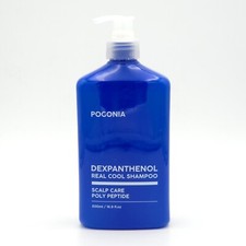 Champú POGONIA Dexpantenol Real Cool 500 ml cuidado calmante del cuero cabelludo K-Beauty