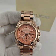 NUEVO RELOJ PARA MUJER MICHAEL KORS MK5263 CORREA ORO ROSA ESFERA ORO ROSA