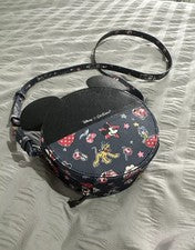 Bolso Bandolera Redondo Cath Kidston Mujer/Niña Disney Mickey Mouse Nuevo Sin Etiquetas