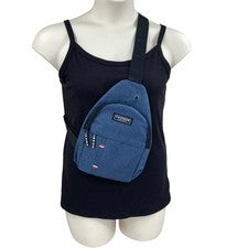 Moda Instinct Bandolera Bandolera Mochila Unisex Azul Marino Cremallera 12x9x3