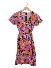 Vestido de verano mujer Pageone estampado floral talla 36 multicolor manga corta