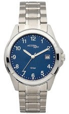 Adora Saphir Reloj Hombre Pulsera Acero Inoxidable Esfera Azul