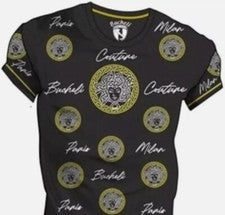 Camiseta Bucheli para hombre, algodón suave, elástica, estilo italiano S a XL... E5.B