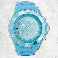 Oozoo Reloj Pulsera Hombre Relojes Análogo Silicona Azul Claro UOC4824A
