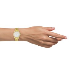 Oozoo Reloj De Pulsera Unisex Timepieces Analógico De Metal Dorado UOC10527