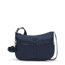 Bolso de hombro mediano Kipling IZELLAH en todo el cuerpo AZUL AZUL 2 PRECIO DE VENTA SUGERIDO POR EL FABRICANTE 83 £