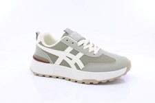 Zapatillas deportivas informales Asport verdes cómodas ligeras con cordones para hombre