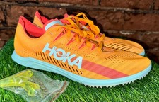 Nuevo Para Hombres HOKA Cielo X LD Amarillo Radiante Camelia RYCM Puntas de Pista Zapatos Talla 13